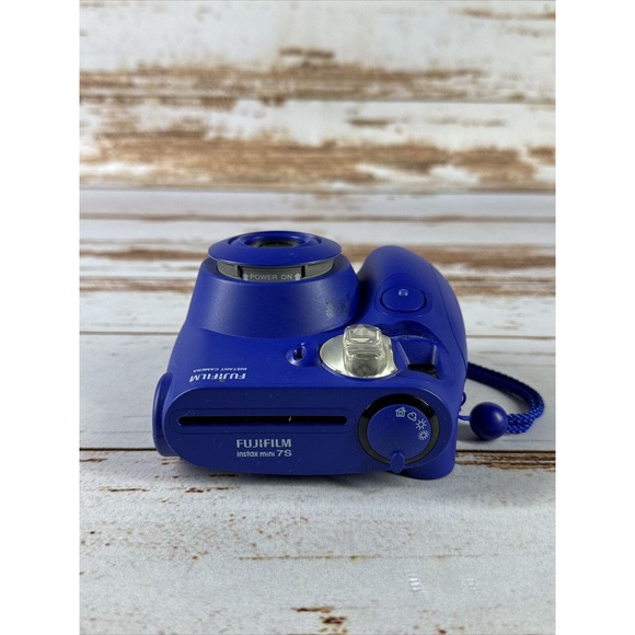 FUJIFILM Instax Mini 7S Blue Instant Film Camera FILM TESTED WORKS - Picture 4 of 5